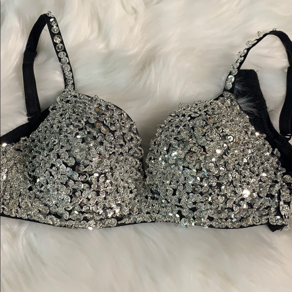 Gorgeous sequence bustier!
